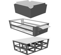 Cassetto per Mattoncini LEGO con Scomparti Interni Stampato 3D Fai Da Te