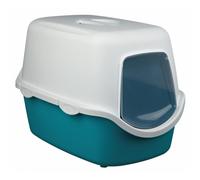 Cassetto per sabbia con coperchio TRIXIE 40275 per gatti, blu e bianco