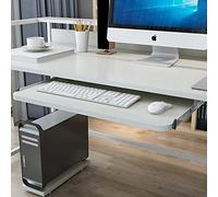 Cassetto per tastiera scorrevole sotto la scrivania Vassoio ergonomico per tastiera fai da te Riposo per mouse Riposo per mouse Allevia l'affaticamento muscolare Adatto a persone che lavorano davanti