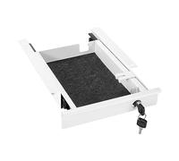 Cassetto Porta-Documenti Chiudibile 220 x 265 x 45 mm bianco Cassetto Sotto-Scrivania Raccoglitore per Ufficio di