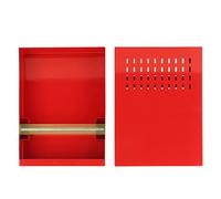 Cassetto Portabottiglie per caffè Espresso, Contenitore Estraibile in Acciaio Inox per Fondi di caffè in Polvere Cassetto Portabottiglie per caffè in Acciaio Inox Ispessito per (Rosso)