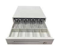 cassetto portadenaro, Cassetto portadenaro manuale compatto e resistente con apertura a pressione scomparto portamonete rimovibile for negozi aziende