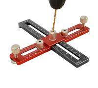 Cassetto Pull Jig, Armadio Hardware Jig, Guida ai modelli Locator Punch, Stampo multiuso per armadio per l'installazione della maniglia del cassetto e del tirante