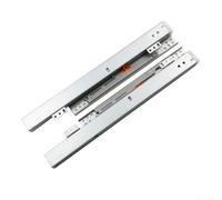 Cassetto scorrevole a pavimento con triplo cuscinetto a sfera, design a pavimento con tampone idraulico per un movimento fluido e silenzioso e piena accessibilità (30,5 cm)