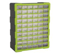 Sealey Armadietto Scatola 60 Cassetto - Verde/Nero APDC60HV