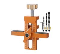 Cassetto Slide & Cabinet Jig - Lega di alluminio strumento di commutazione armadio per l'installazione di porte e cassetti | Modello guida di foratura per progetti domestici, lavorazione del legno