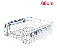 Cassetto Telescopico Cucina60cm Cestello Acciaio Estraibile Organizer Salvaspazi