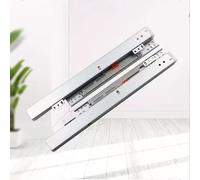 Cassetto telescopico da 25 cm, estensione completa, guide in 3 parti, resistente hardware di montaggio inferiore per uno scorrimento fluido e una facile installazione