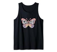 Cassie Butterfly - Personalizzato Carino Nome Word Art Canotta