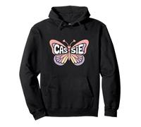Cassie Butterfly - Personalizzato Carino Nome Word Art Felpa con Cappuccio