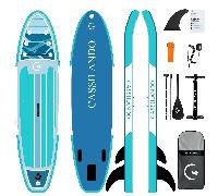 CASSILANDO Stand Up Paddle Board, Tavola da Paddle Gonfiabile da 335 cm con Accessori e Borsa per il Trasporto, Tavola da Yoga, Adatta a Principianti, Adulti e Adolescenti per Surf, Pesca, Yoga Alta s