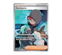 Cassiopeia 086/064 - Carta ultra rara per allenatore artistico, carte Pokémon lucide, carte Pokemon rare, favola avvolta, Pokemon Scarlatto e viola, autenticato Titan Cards