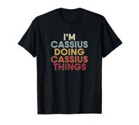 Cassius Name Cassius Personalized Name First Given Maglietta