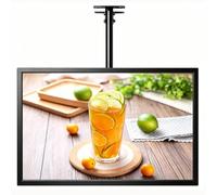 Cassonetto Luminoso A LED Per Menu, Cartellone LED Ultrasottile A Parete | Con Asta Telescopica, Scatola Luminosa A LED 3D Slim Snap Frame, Tabellone Pubblicitario(60cmx100cm)