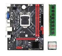 casstaly 1600 Mhz RAM Slot Scheda Madre 1155CPU Scheda Madre I3-2130 CPU+1X DDR3 8G RAM LGA 1155 USB 3.0 SATA 3.0