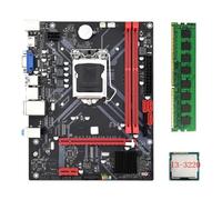 casstaly 1600 Mhz RAM Slots Scheda Madre I3-3220 CPU+1X DDR3 8G RAM LGA 1155 USB 3.0 SATA 3.0