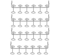 casstaly 4 Pezzi Multi-Tool Holder Cacciavite Holder Multi-Ring Tool Holder Tool Organizer Rack Pegboard Accessori