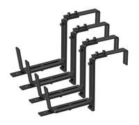 casstaly 4 staffe regolabili per fioriere (da 15,2 a 32,5 cm) per fioriere, fioriere, ganci da parete