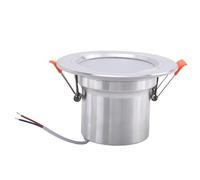 casstaly Altoparlante da soffitto da camera da 8 Ohm e 10 W, a prova di umidità, incasso in alluminio con elegante, sistema musicale d'atmosfera da incasso.