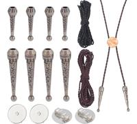 casstaly Bolo Tie 5 metri Cordini per cravatta Bolo Punte di Ricambio Punte Fibbia Ricerca Moda per la Produzione Interna