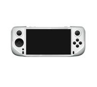 casstaly Console portatile E6 per videogiochi, portatile, supporto per videogiochi, IPS da 12,7 cm, stile retrò, per PSP, PS1, N64, per collegare la TV, facile da installare (bianco, 128 GB)