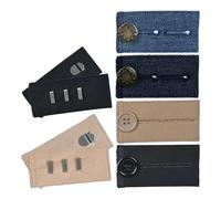 casstaly Estensore per Bottoni per Pantaloni Estensori per Vita per Pantaloni da Uomo e da Donna (Stili Multipli in 6 Pezzi) Estensore per Bottoni Jeans Facile Installazione