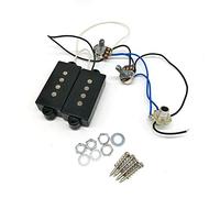 casstaly Set di pickup per chitarra elettrica e basso PB a 4 corde per chitarra elettrica al collo e al ponte