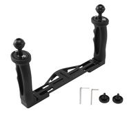casstaly Stabilizzatore a Mano Doppia Scatole per Fotocamere Sub-Immersione Vassoio/Maniglia Impermeabile con Doppia Maniglia per Porta Cupola Cassone Impermeabile