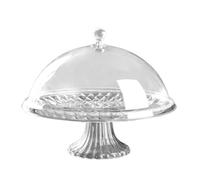 casstaly Vassoio per torta con coperchio Vassoio per torta portatile antipolvere Supporto per torta A