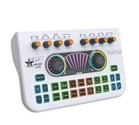 casstaly X3 Live Voice Mixer Interfaccia Audio Console Live Microfono Scheda Audio per Registrazione Streaming Smartphone