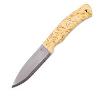 CASSTROM No.10 Coltello da Foresta Svedese, Betulla Riccia, Sleipner, Kydex CASS-14104