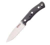 CASSTROM No.10 Coltello da Foresta Svedese, Micarta nera, Acciaio inossidabile, Kydex CASS-14120