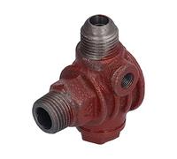 Cast Iron Check Valve | 3 Way One Way Piston Type for Compressor Replacement | 1/2 Inch NPT Thread Accessory for Pneumatic Systems