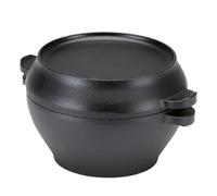 Cast Iron Dutch Oven Pot - Heavy-Duty Double Handle Cookware | Ergonomic Cookware | High-Performance Dutch Pot For Bread Baking | Use For Stews, Roasting & Everyday Kitchen Cooking