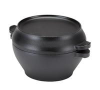 Cast Iron Dutch Pot, Round Oven Pot, Dutch Oven Serving Pot | High Performance Cast Dutch Pot, Sturdy Dutch Oven Cookware, Double Handles Dutch Oven For Bread Baking