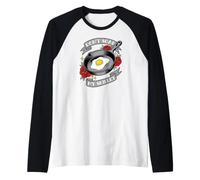 Cast Iron Skillet Don't Soap My Skillet Cooking Joke Maglia con Maniche Raglan