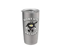 Cast Iron Skillet Funny Dont Use Any Soap Retro Pan Bicchiere termico in acciaio inox doppia parete
