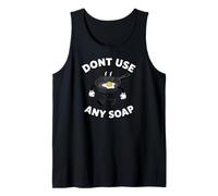 Cast Iron Skillet Funny Dont Use Any Soap Retro Pan Canotta
