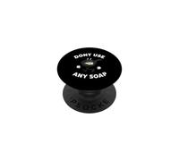 Cast Iron Skillet Funny Dont Use Any Soap Retro Pan PopSockets PopGrip Adesivo