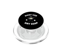 Cast Iron Skillet Funny Dont Use Any Soap Retro Pan PopSockets PopGrip per MagSafe