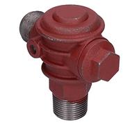Cast Iron Unidirectional Piston Check Valve, Backflow Valve for Air Compressors, Electromagnetic Drive Low Resistance One Way Valve with 1 Inch Thread for Normal Pressure Air Syste