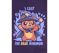 Cast the Bear Minimum Notebook: Cute Bear art cover, Blank Lined Journal (College Ruled Paper) 120 Pages for drawing and writing