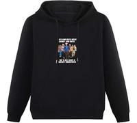 Cast We'd all Have A Merry Christmas Erwachsene Rot Hoody Unisex Ptinted Hoodies Long Sleeve Men's Hooded with Pocket Black M