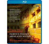 Casta Diva: Famous Italian Arias and Scenes (Blu-ray) Verdi Sutherland Kenny