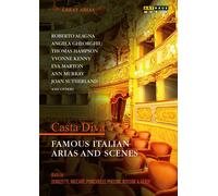 Casta Diva: Famous Italian Arias and Scenes (DVD) Verdi Sutherland Kenny __