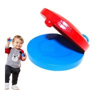 Castagne in legno, castagne da dito per bambini, sicure e leggere, adatte per feste per bambini, lezioni di musica, ecc. Per allenare il movimento delle dita dei bambini e il senso del ritmo