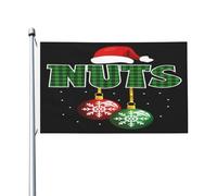 Castagne Natale per tutte le stagioni Bandiera da giardino Banner da giardino per cortile Giardino Decorazioni per esterni Bandiere stampate fronte-retro