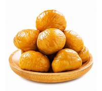 Castagne Sgusciate Pronte Da Mangiare Snack Con Polpa Di Castagna | Sacchetto Da 500g Di Castagne Intere Sgusciate, Morbide E Dolci, Con Intenso Aroma Di Castagna Per Uno Snack Pratico