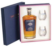 CASTAGNER GRAPPA BARRICATA DI CILIEGIO RISERVA 70 ON 2 BICCHIERI IN CONFEZIONE REGALO