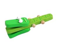 Castagnole di legno - Giocattolo di battaglio, strumento di ritmo dei cartoni animati | Scheda percussioni manuale, finitura in legno liscio, divertente strumento di apprendimento mus